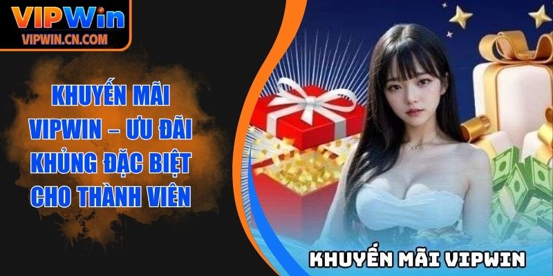 Khuyến Mãi VIPWIN - Ưu Đãi Khủng Đặc Biệt Cho Thành Viên